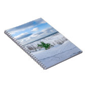 Ostseeküste im Winter schneebedeckt Notizblock (Rechte Seite)