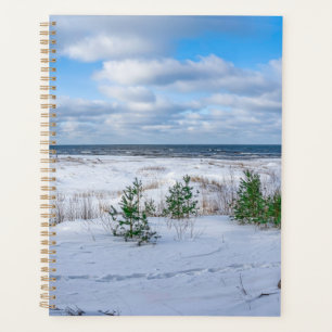 Ostseeküste im Winter schneebedeckt Planer