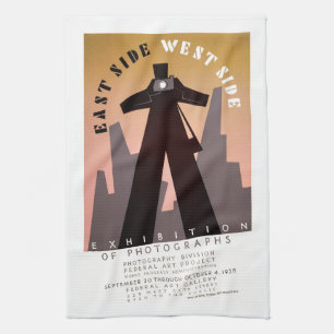 Ostseite ~ Westseite Geschirrtuch