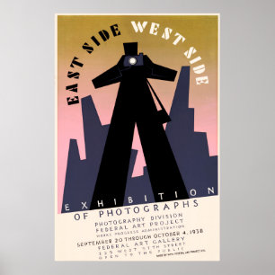 Ostseite, Westseitenausstellung der Fotografien Poster