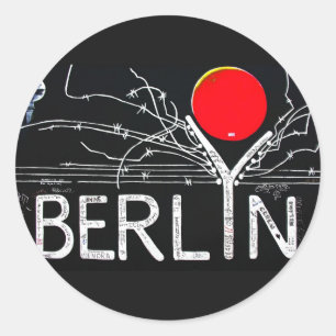 Ostseiten-Galerie, Berliner Mauer, Runder Aufkleber