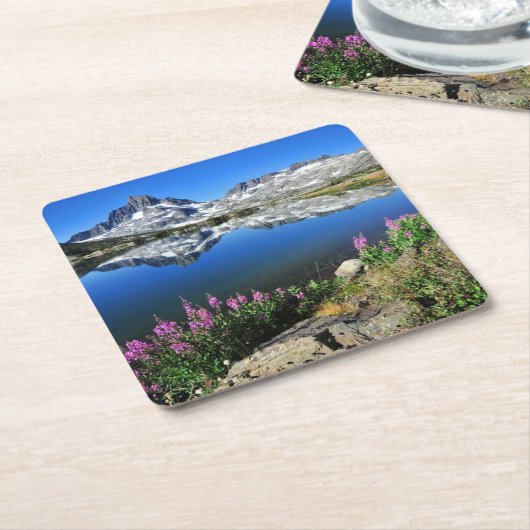 Ostsierra Berge Rechteckiger Pappuntersetzer (angewinkelt)