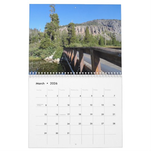 OstSierra Kalender (Mär 2026)