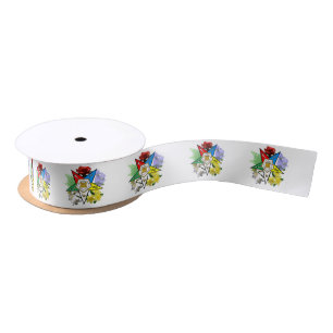 Oststern-Blumenband Satinband
