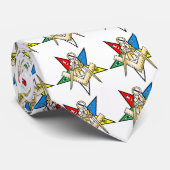 Oststern hinter Gönner-Krawatte Krawatte (Gerollt)