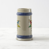 Oststern hinter Matroneneinzelteilen Bierglas (Mittel)