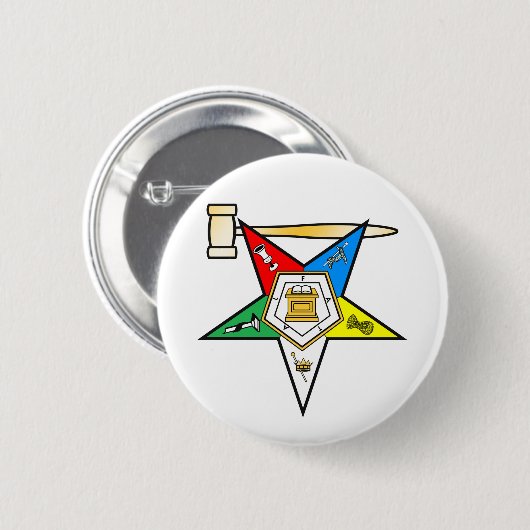 Oststern hinter Matroneneinzelteilen Button (Vorne & Hinten)