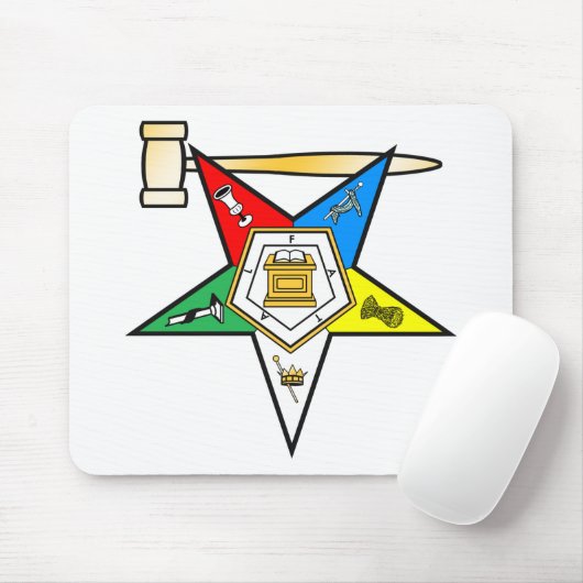 Oststern hinter Matroneneinzelteilen Mousepad (Mit Mouse)