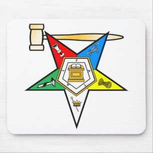 Oststern hinter Matroneneinzelteilen Mousepad