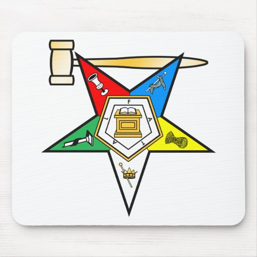 Oststern hinter Matroneneinzelteilen Mousepad (Vorne)