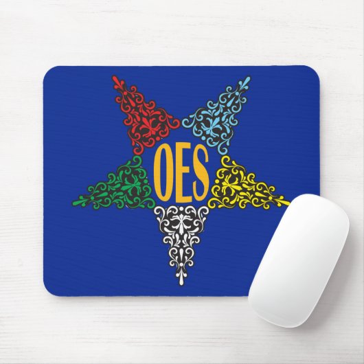 Oststern-Mausunterlage Mousepad (Mit Mouse)
