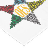 Oststern-Tabellen-Läufer Kurzer Tischläufer (Ecke)