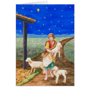 Oststern-Weihnachtskarte