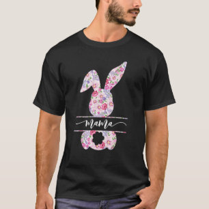Osttag für Mutter Osterhase Mama Flora Stone T-Shirt