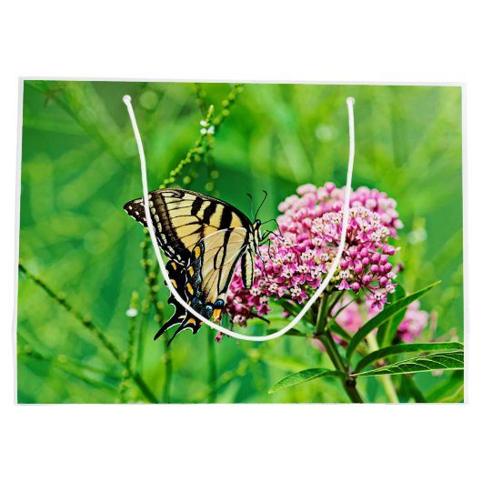 Osttiger-Frack-Schmetterling Große Geschenktüte (Rückseite)