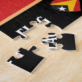 Osttimor Flag & timorisches Land / Osttimor Puzzle (Seite)