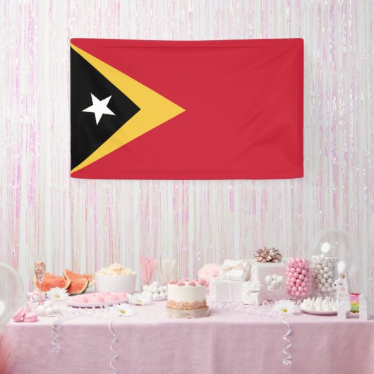 Osttimor-Flagge Banner (Party)