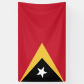 Osttimor-Flagge Banner (Vertikal)
