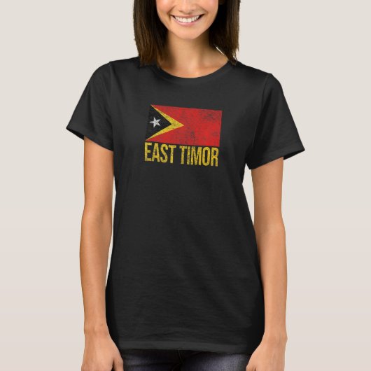 Osttimor-Flagge Dili T-Shirt (Vorderseite)