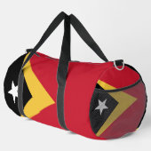 Osttimor-Flagge Duffle Bag (Rechte Ecke)