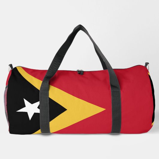 Osttimor-Flagge Duffle Bag (Rückseite)