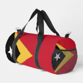 Osttimor-Flagge Duffle Bag (Rechte Ecke)