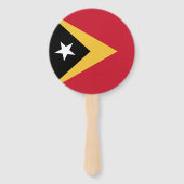 Osttimor-Flagge Fächer (Rückseite)