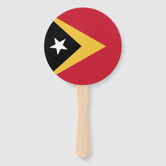 Osttimor-Flagge Fächer (Vorderseite)