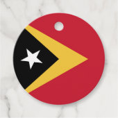 Osttimor-Flagge Geschenkanhänger (Vorderseite)