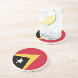 Osttimor-Flagge Getränkeuntersetzer