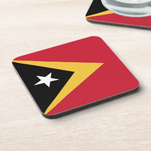 Osttimor-Flagge Getränkeuntersetzer