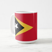 Osttimor-Flagge Kaffeetasse (Vorderseite Links)