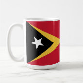 Osttimor-Flagge Kaffeetasse (Links)