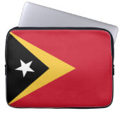 Osttimor-Flagge Laptopschutzhülle (Vorderseite)