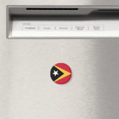 Osttimor-Flagge Magnet (In Situ (Geschirrspüler))