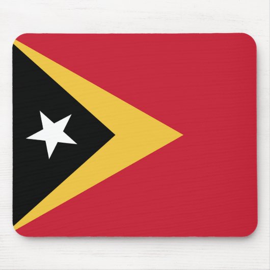 Osttimor-Flagge Mousepad (Vorne)