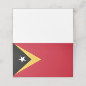 Osttimor-Flagge Platzkarte (Außenseite Aufgefaltet)
