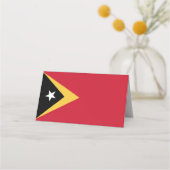 Osttimor-Flagge Platzkarte (Vorderseite)