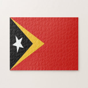 Osttimor - Flagge - Puzzle