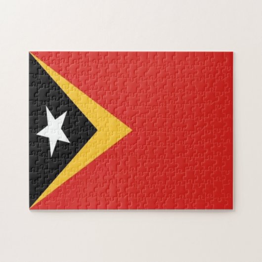 Osttimor - Flagge - Puzzle (Horizontal)