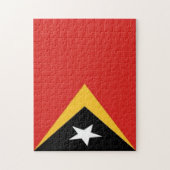 Osttimor - Flagge - Puzzle (Vertikal)