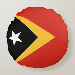 Osttimor-Flagge Rundes Kissen