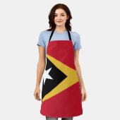 Osttimor-Flagge Schürze (Getragen)