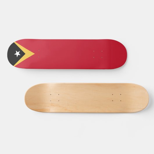 Osttimor-Flagge Skateboard (Horizontal)