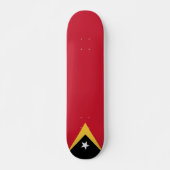 Osttimor-Flagge Skateboard (Vorne)
