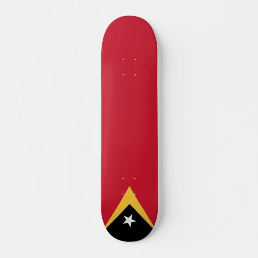 Osttimor-Flagge Skateboard (Vorne)