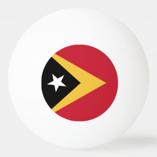 Osttimor-Flagge Tischtennisball