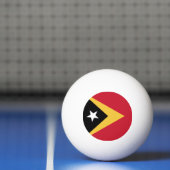 Osttimor-Flagge Tischtennisball (Netto)