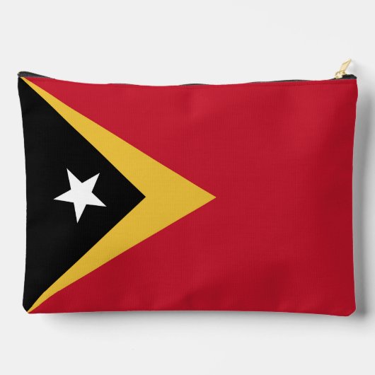 Osttimor-Flagge Zubehörtasche (Rückseite)