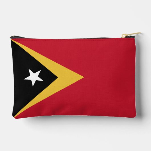 Osttimor-Flagge Zubehörtasche (Rückseite)